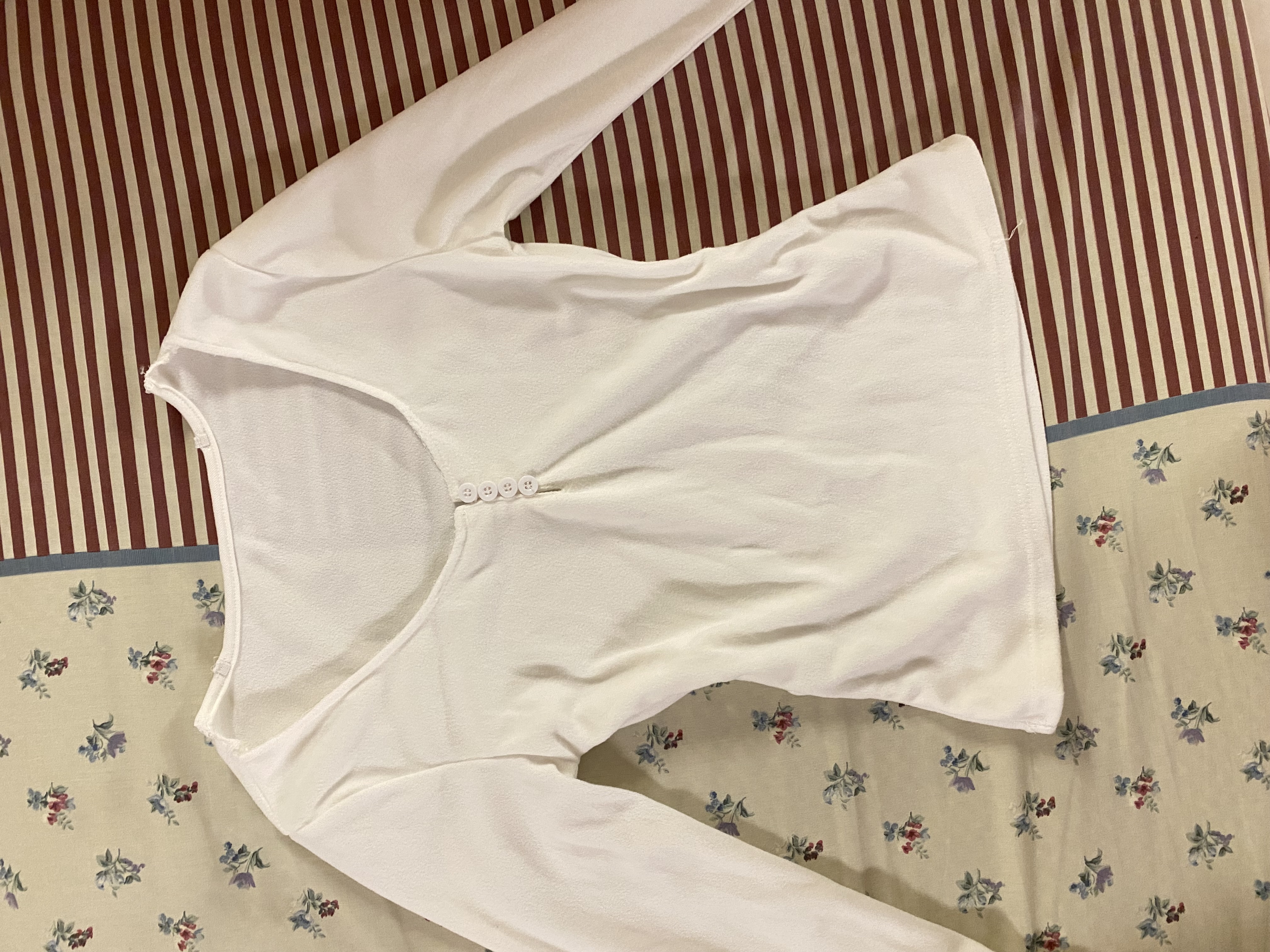 White Long Sleeve Top